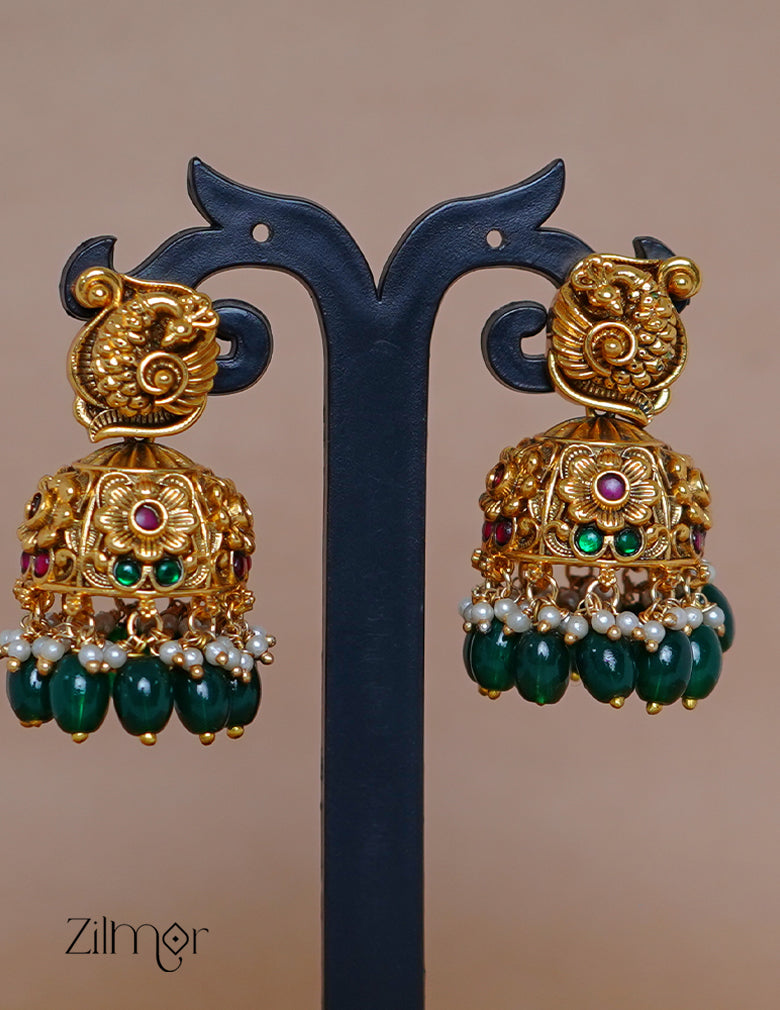 KK101203 - Antique Temple Choker  Necklace set 7-Zilmor
