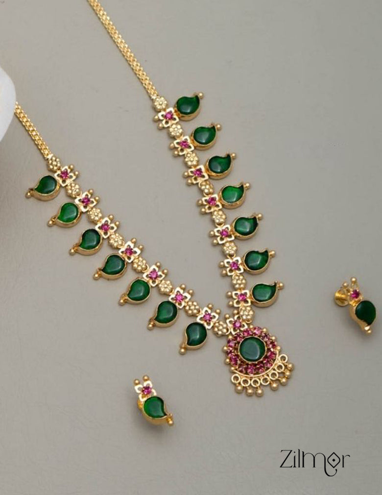KO101470  - Palakka Necklace Set 2-Zilmor