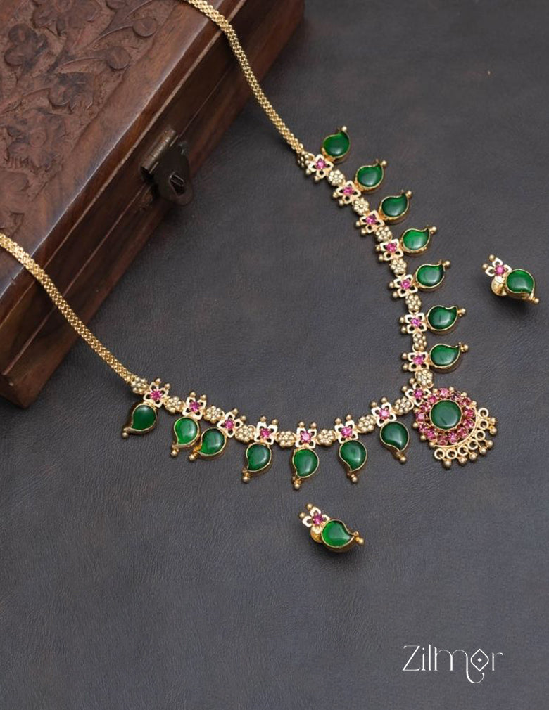 KO101470  - Palakka Necklace Set 3-Zilmor