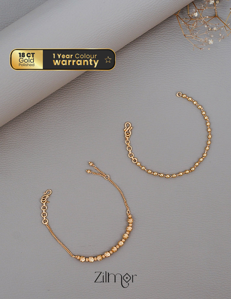 KT1011111 - Gold Toned  Daily Wear Bracelet Combo 2-Zilmor