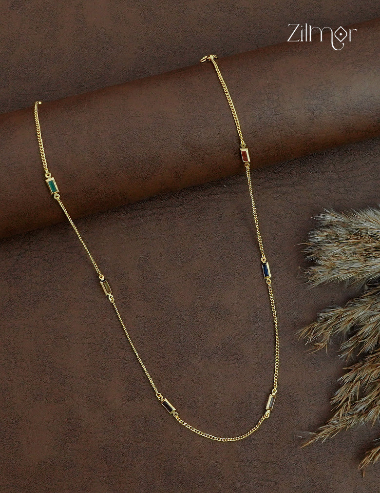 KT1011545 - Semi Precious stone daily wear necklace