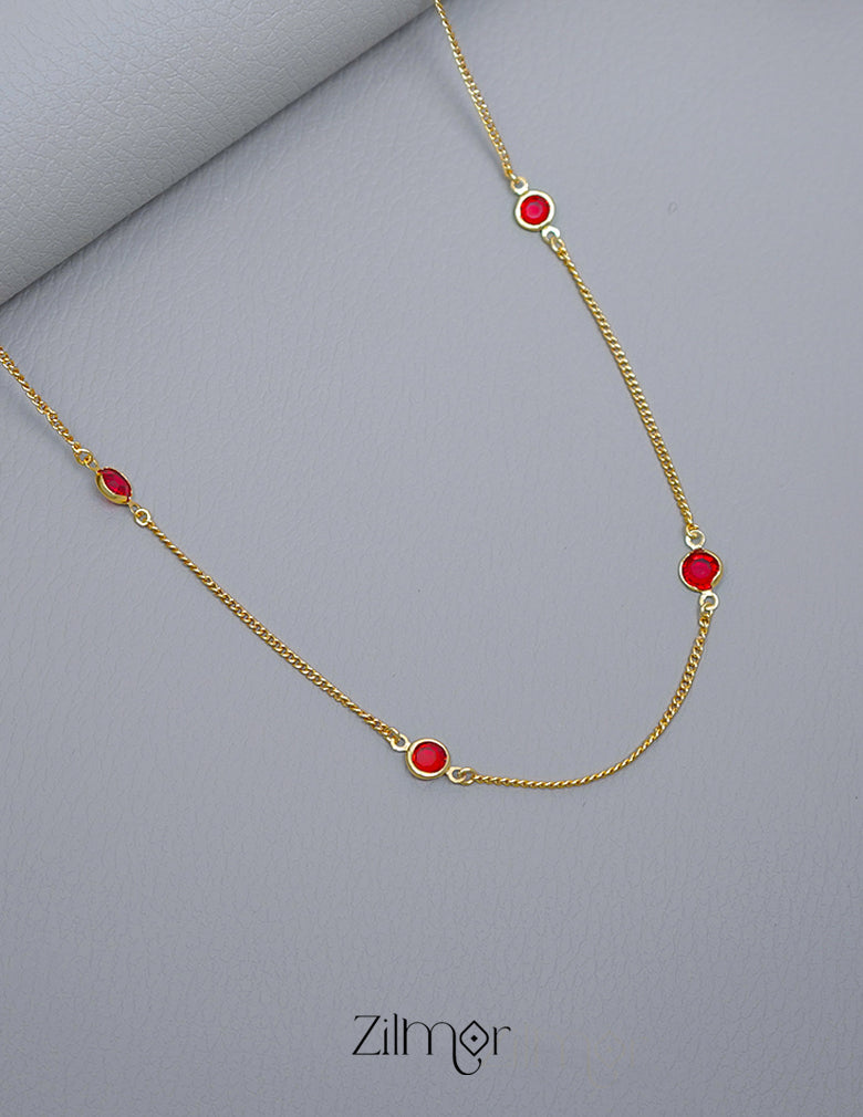 KT1011546 - Semi Precious stone daily wear necklace 4-Zilmor