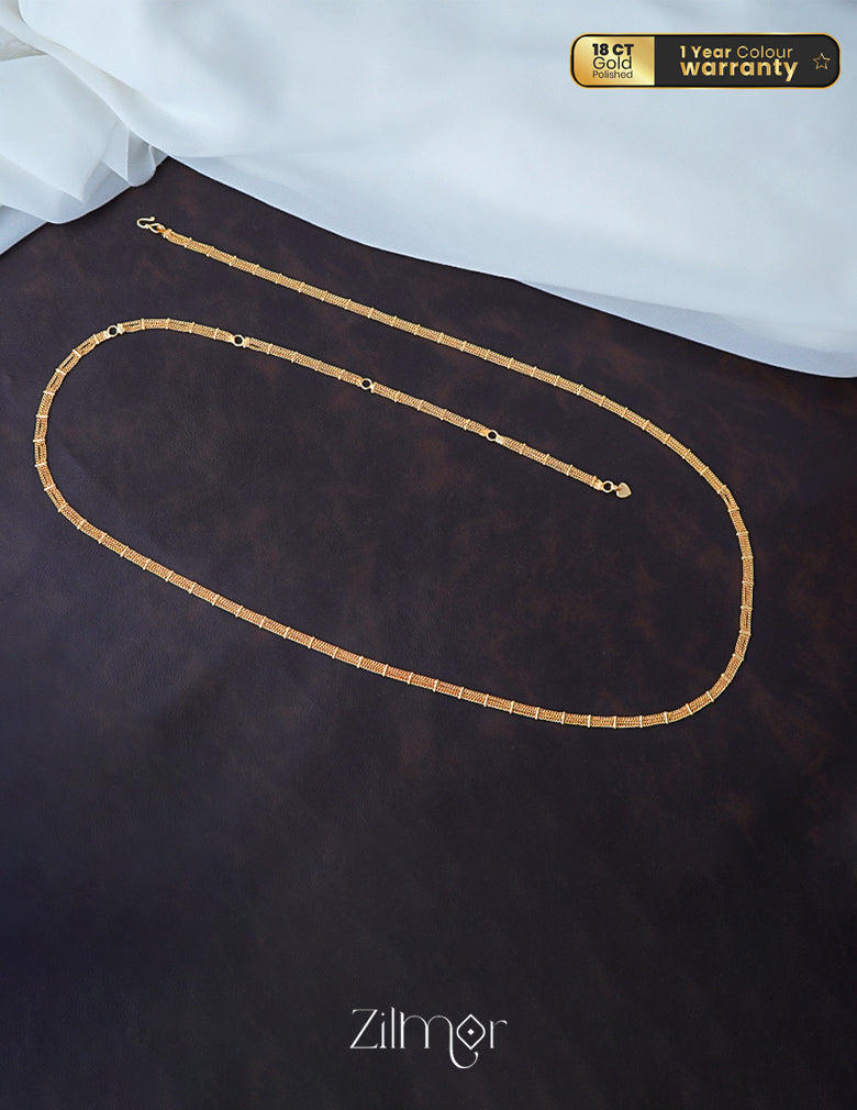 KT1011587- Gold Plated Traditional Hip Chain 1-Zilmor