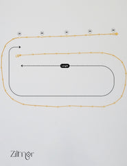 KT1011588 - Gold Toned Traditional Hip Chain 3-Zilmor
