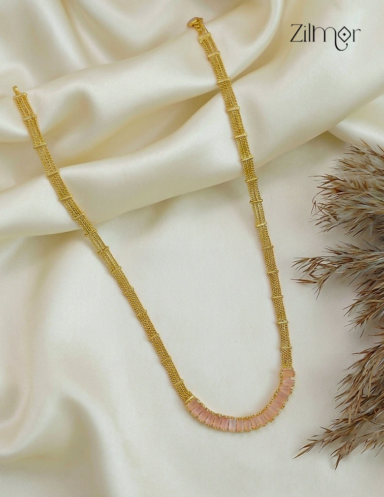 KT1011956 - Anti tarnish CZ Diamond Necklace