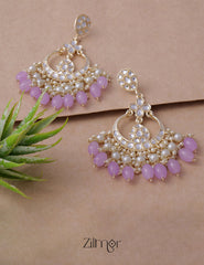 KV200126 - Kundan Chandbali Earrings 1-Zilmor