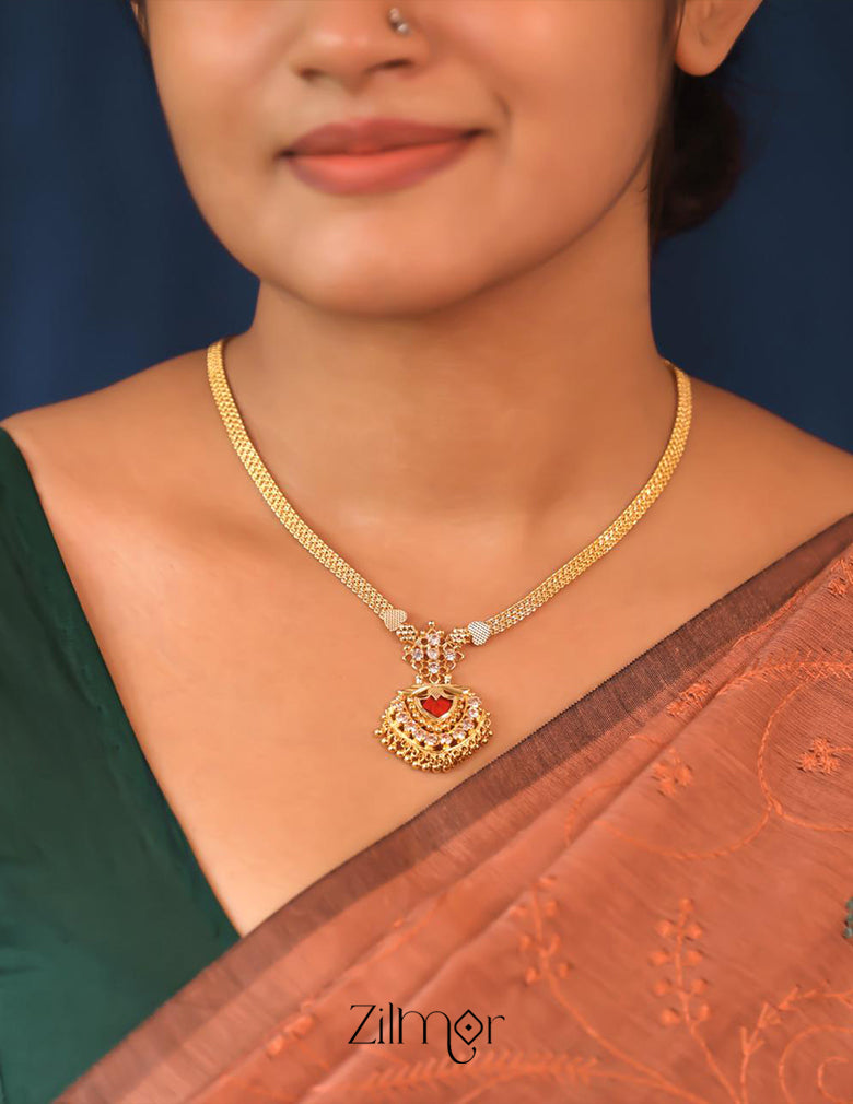KY101040 - Simple Palakka necklace 5-Zilmor
