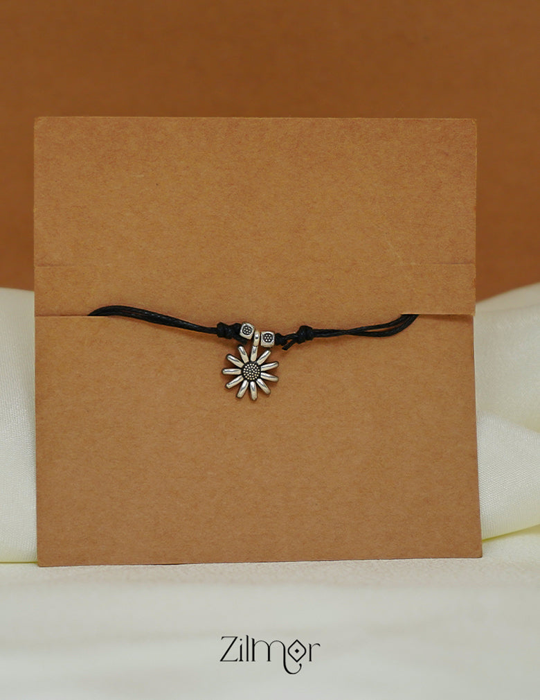 KY101102  -Sun Flower and Small beads Anklet 1-Zilmor