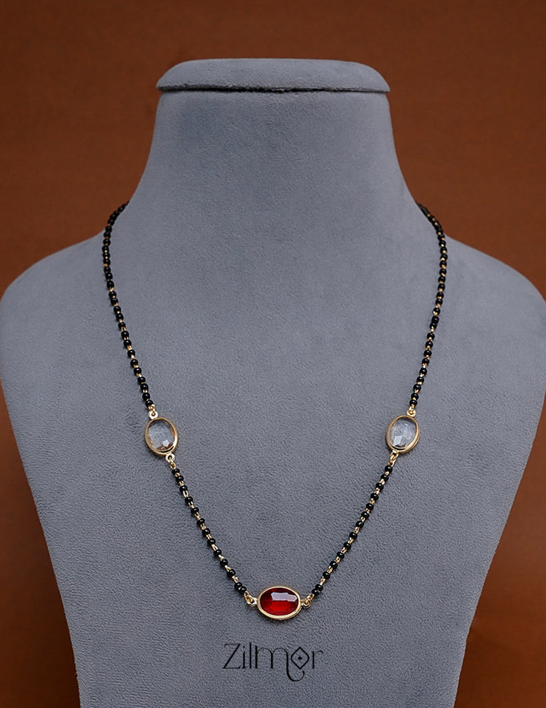 KY1011122- Semi Precious Stone  Pendant Mangalsutra 2-Zilmor