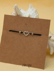 KY101154 - Heart Charm  Anklet 1-Zilmor
