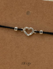 KY101154 - Heart Charm  Anklet 3-Zilmor