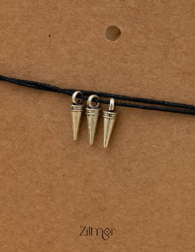 KY101159 - Triple Spikes Anklet 3-Zilmor