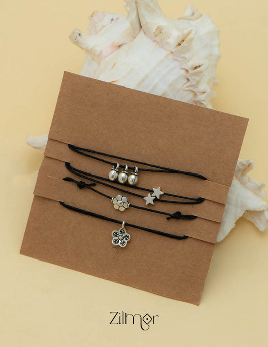 KY101671 - Anklet Pack Of 4 In One Combo