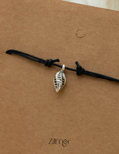 KY101718 - Silver Plated Charm Thread Anklet 2-Zilmor