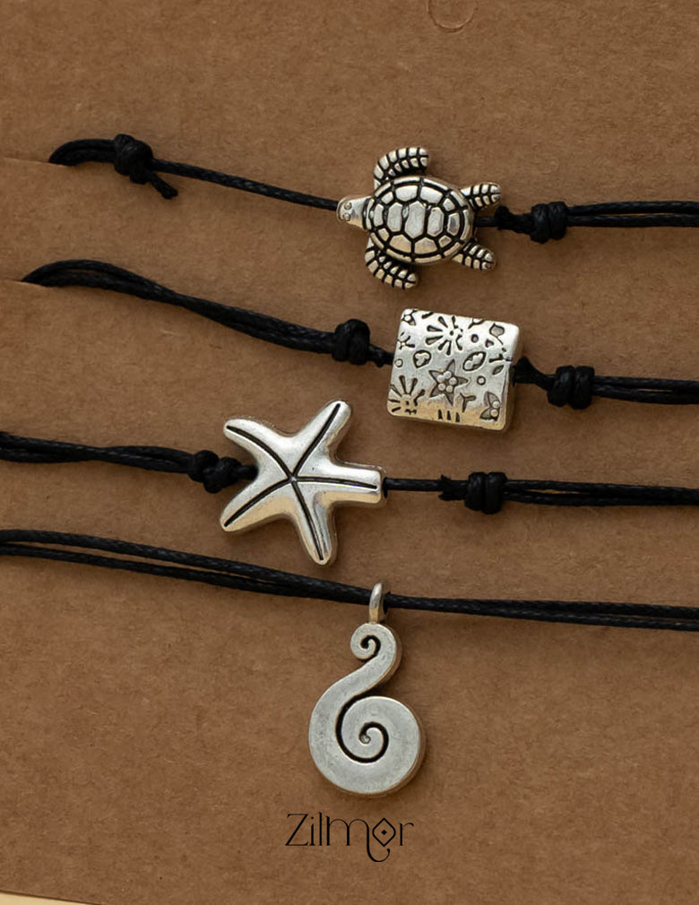 KY101761 - Anklet Pack Of 4 In One Combo 2-Zilmor