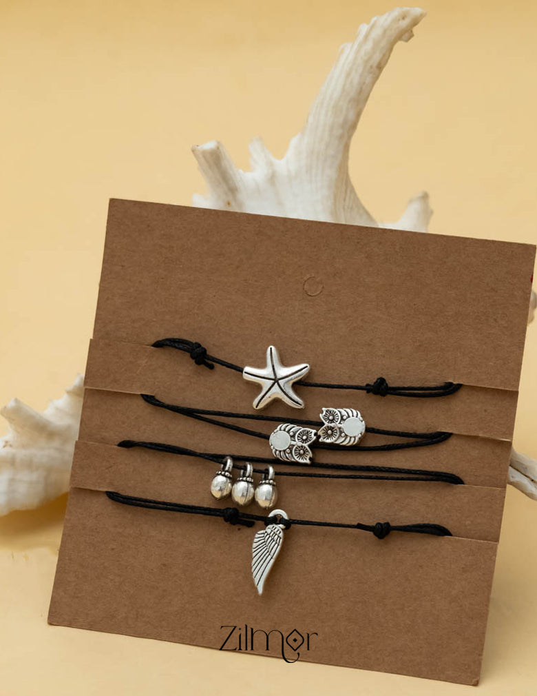 KY101762 - Anklet Pack Of 4 In One Combo 1-Zilmor