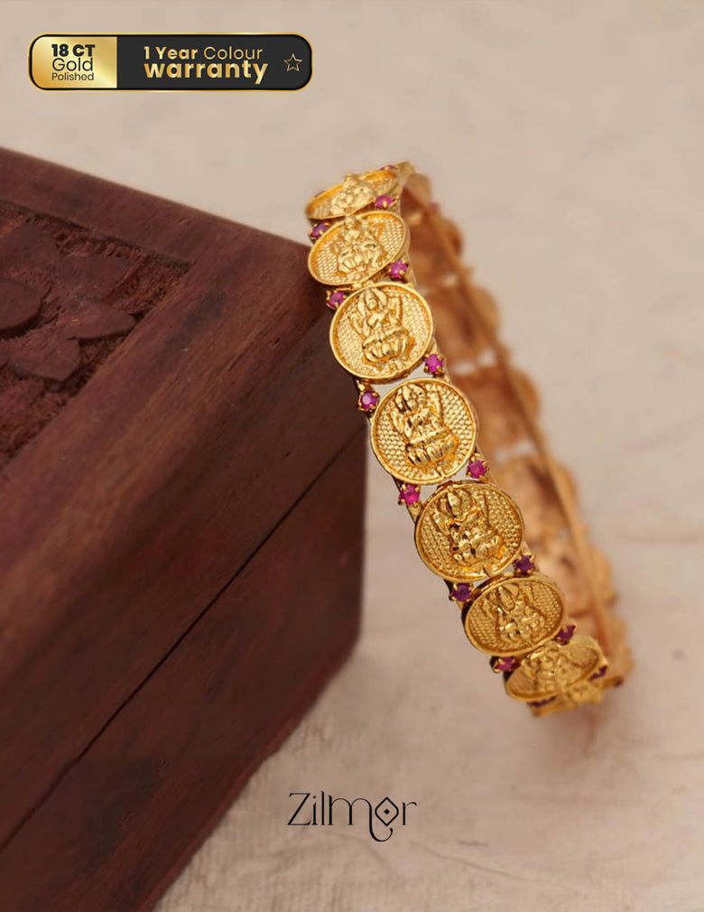 Kaashu Gold Plated statement Bangle - PP10116 3-Zilmor