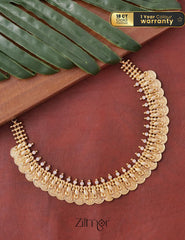 Lakshmi coin Short Necklace 3-Zilmor