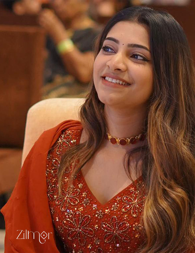 Liba - Multi Colour Natural Stone Necklace Earrings Set (color option) 12-Zilmor