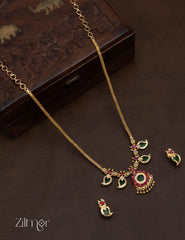 Mango Palakka Necklace Set - PP10117 1-Zilmor