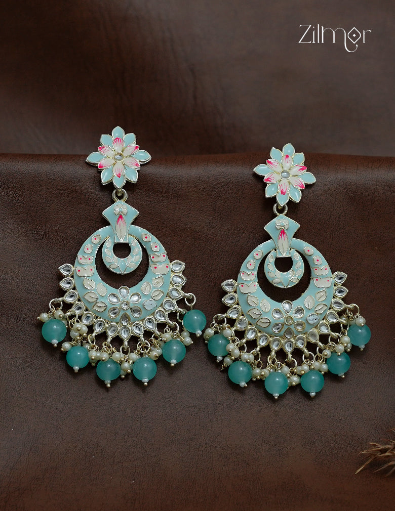 Meenakari Chandbali Earrings - CL1012410