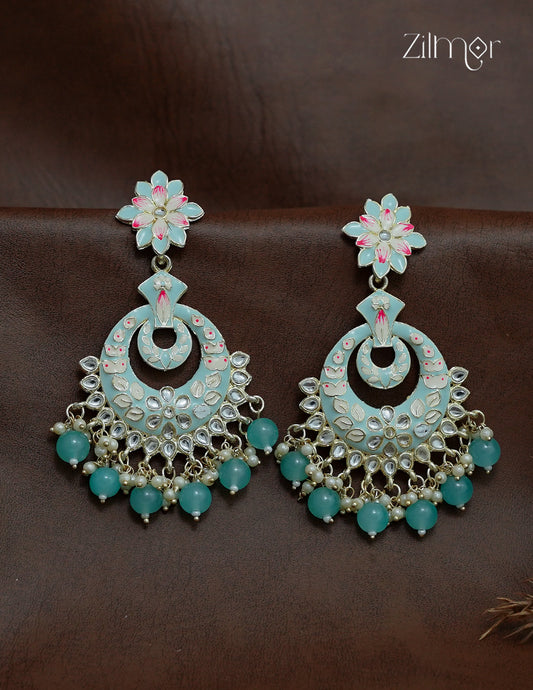 Meenakari Chandbali Earrings - CL1012410