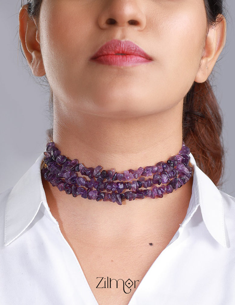 Mihar Semi Precious Stone Necklace 1-Zilmor
