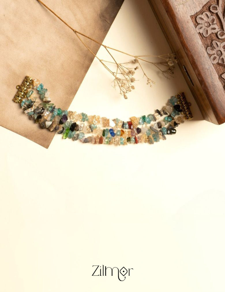 Mihar Semi Precious Stone Necklace 5-Zilmor