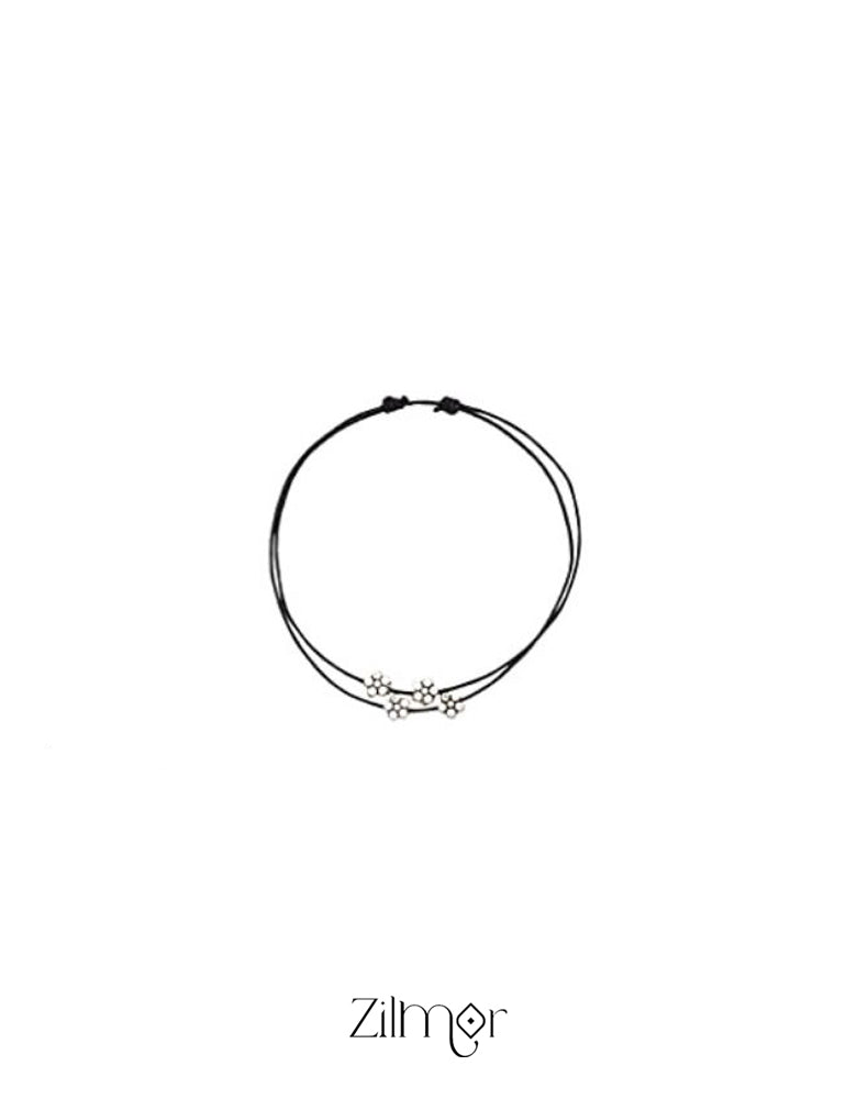 Mini flowers thread anklet (Women anklet) 3-Zilmor