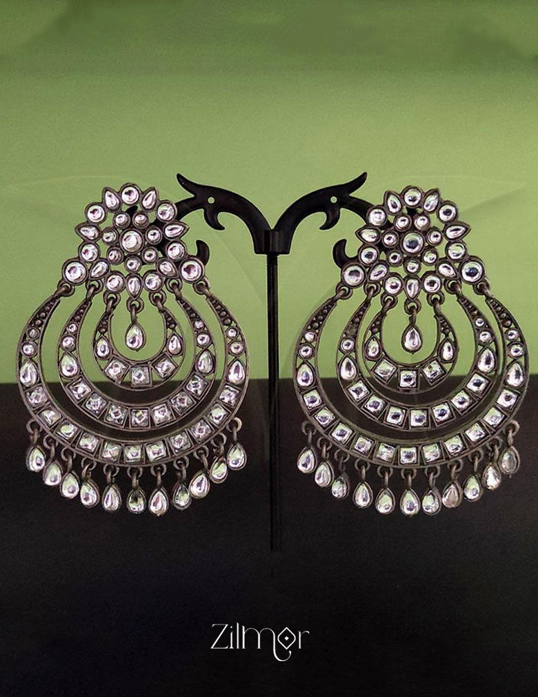Moon Chandbali Earrings 2-Zilmor