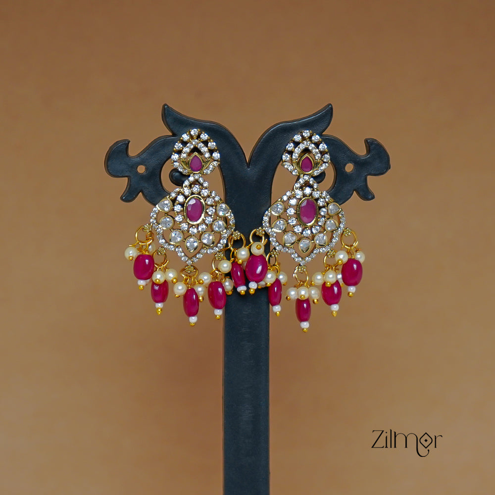 SN1011479 - Premium Antique Ruby Victorian Haram Set