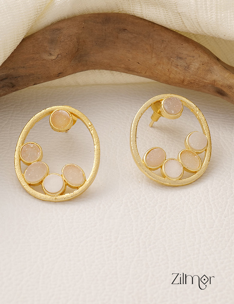 NA100976 - Druzy Stone Earrings (color option) 5-Zilmor