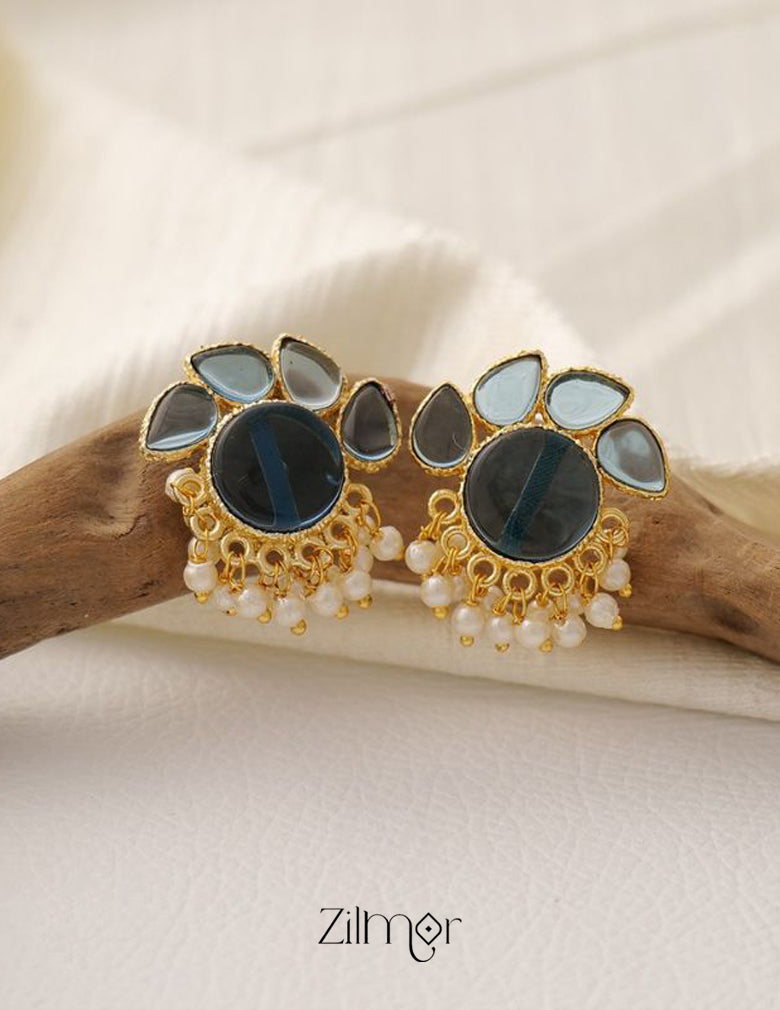 NA100978- Crystal Stone Earrings (color option) 5-Zilmor