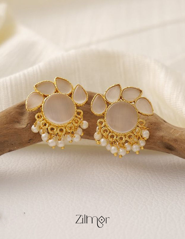 NA100978- Crystal Stone Earrings (color option) 9-Zilmor