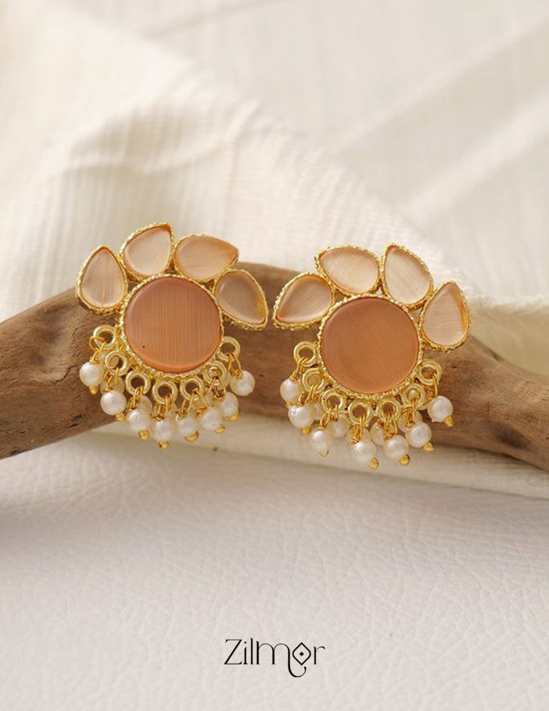 NA100978- Crystal Stone Earrings (color option) 10-Zilmor