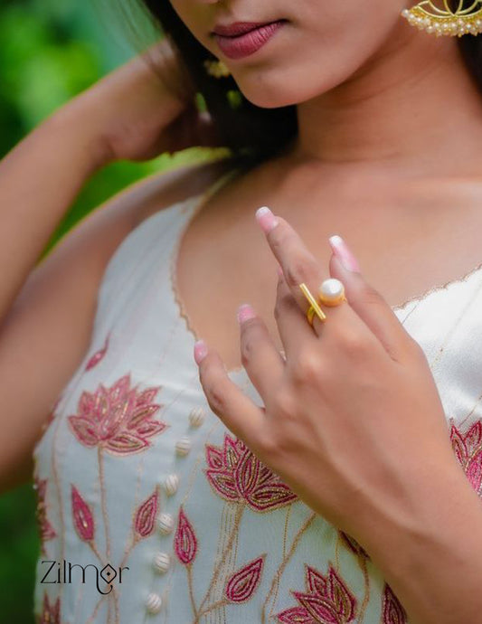Natural Pearl Ring - AS100858