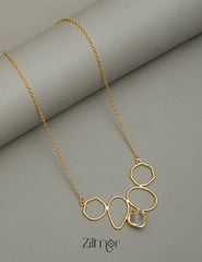 Natural Raw Stone Minimal Necklace - AS100854 2-Zilmor