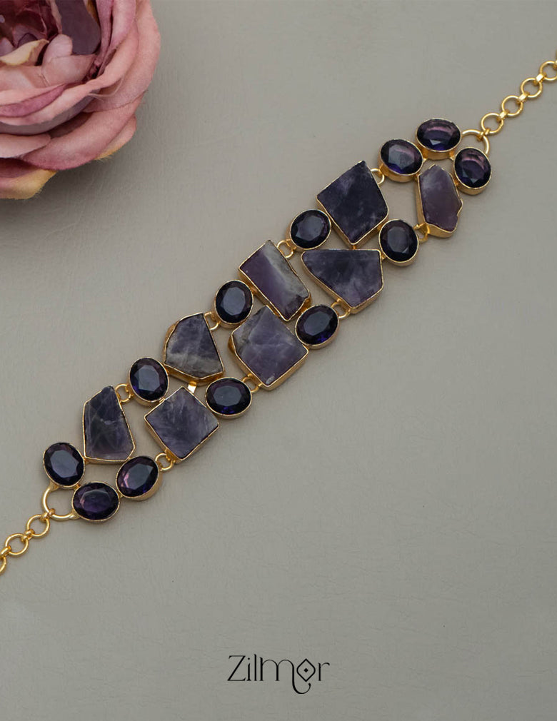 Natural Stone Necklace - (color option) - KE100237