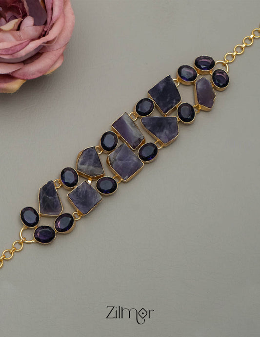 Natural Stone Necklace - (color option) - KE100237