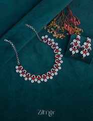 OT1011187 - AD Stone Necklace Earrings Set