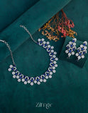 OT1011187 - AD Stone Necklace Earrings Set 3-Zilmor