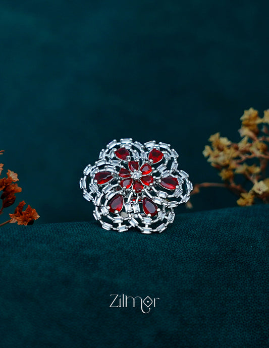 OT1011191 - Silver tone AD Ring (color option)