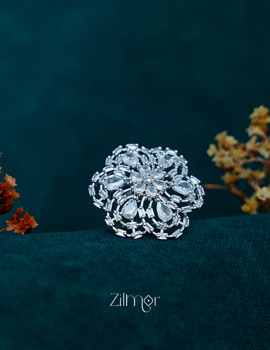 OT1011191 - Silver tone AD Ring (color option)