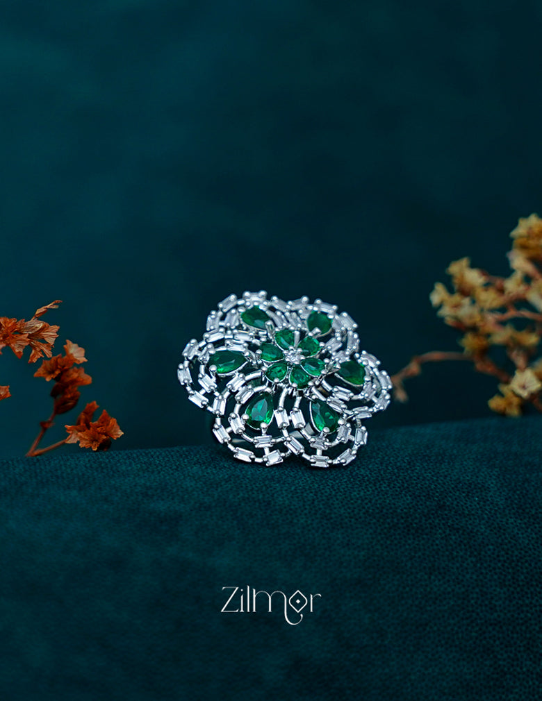 OT1011191 - Silver tone AD Ring (color option) 3-Zilmor