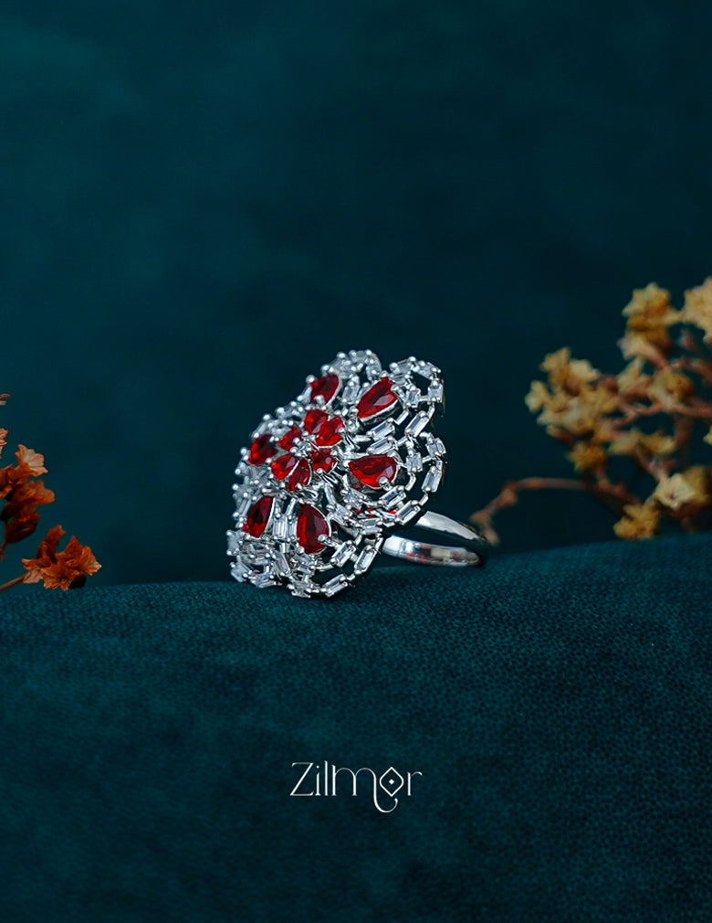 OT1011191 - Silver tone AD Ring (color option) 5-Zilmor