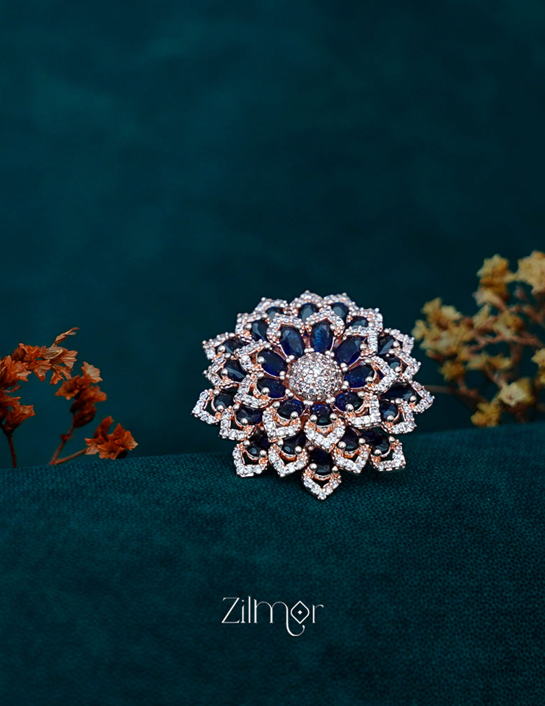 OT1011193 - Silver tone AD Ring (color option) 2-Zilmor