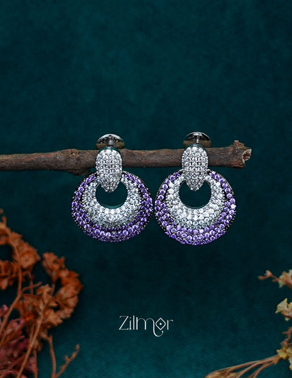 OT1011195 - AD Stone Dangler Earrings 3-Zilmor