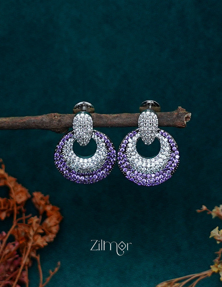 OT1011195 - AD Stone Dangler Earrings 3-Zilmor
