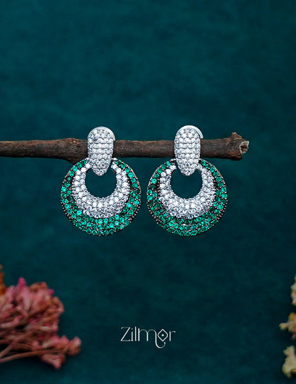 OT1011195 - AD Stone Dangler Earrings 4-Zilmor