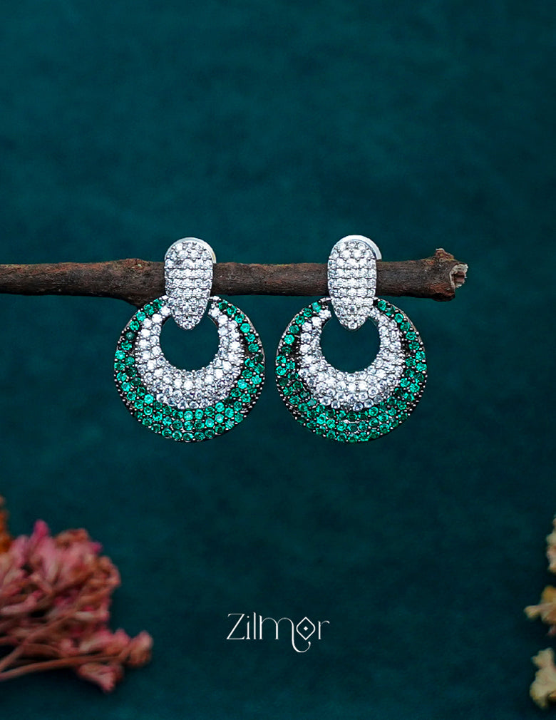 OT1011195 - AD Stone Dangler Earrings 4-Zilmor